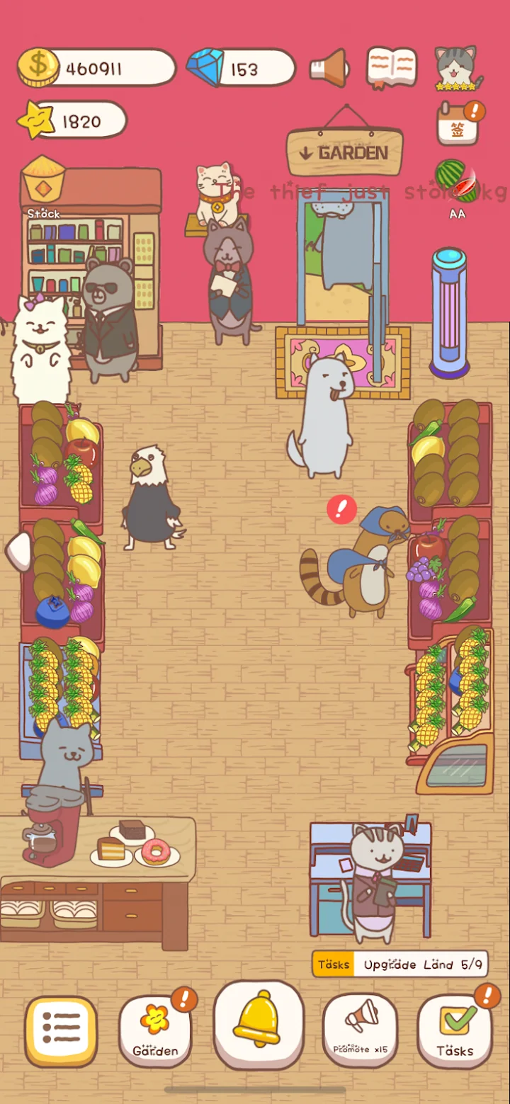 Gameplay from Animal Farm - ManageSim