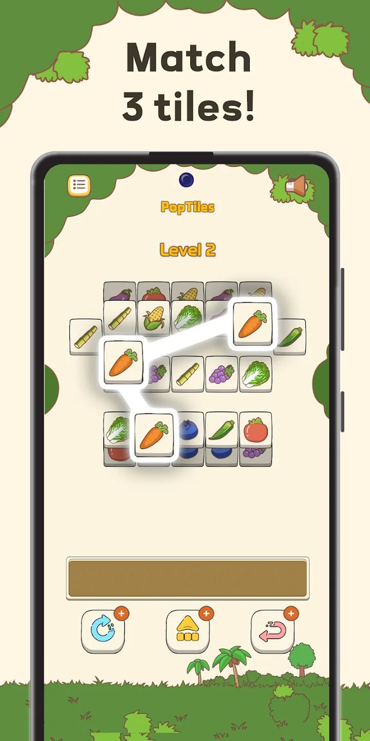 Gameplay from Pop Tiles - Triple Tile Crush